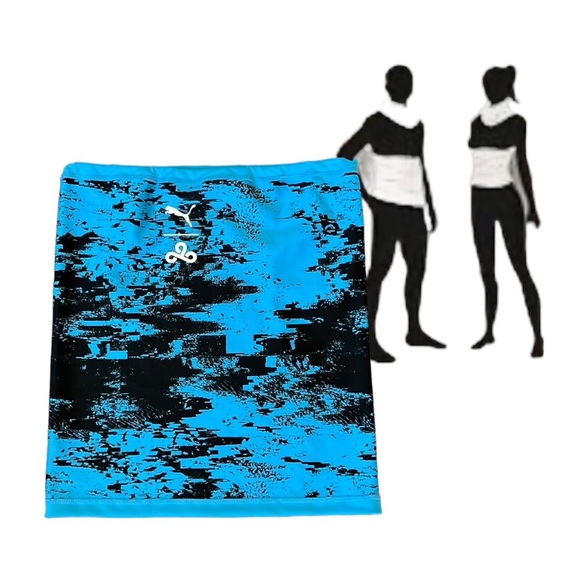 Puma Cloud9 Haramaki Belly Neck Band Adult Blue Size Medium M NWOT - Picture 1 of 11